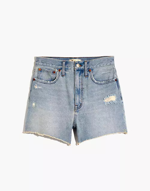 The Momjean Short in Byers Wash: Ripped Edition | Madewell