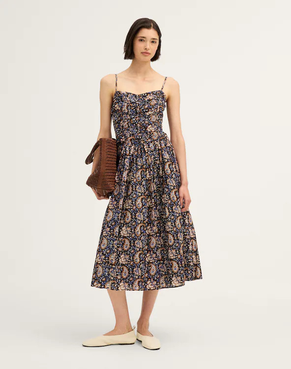 Ruched Midi Dress | Madewell