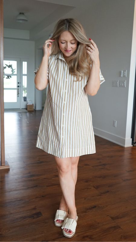 Easiest throw on and go dress - the material is surprisingly wrinkle resistant so easily packable! I’m in XS regular. Also comes in black! Would be a great spring outfit or summer dress! Bonus - it’s a bump friendly dress, I’m well into my third trimester and it still has room and will be just as great post pregnancy! 

#LTKSeasonal #LTKsalealert #LTKxMadewell