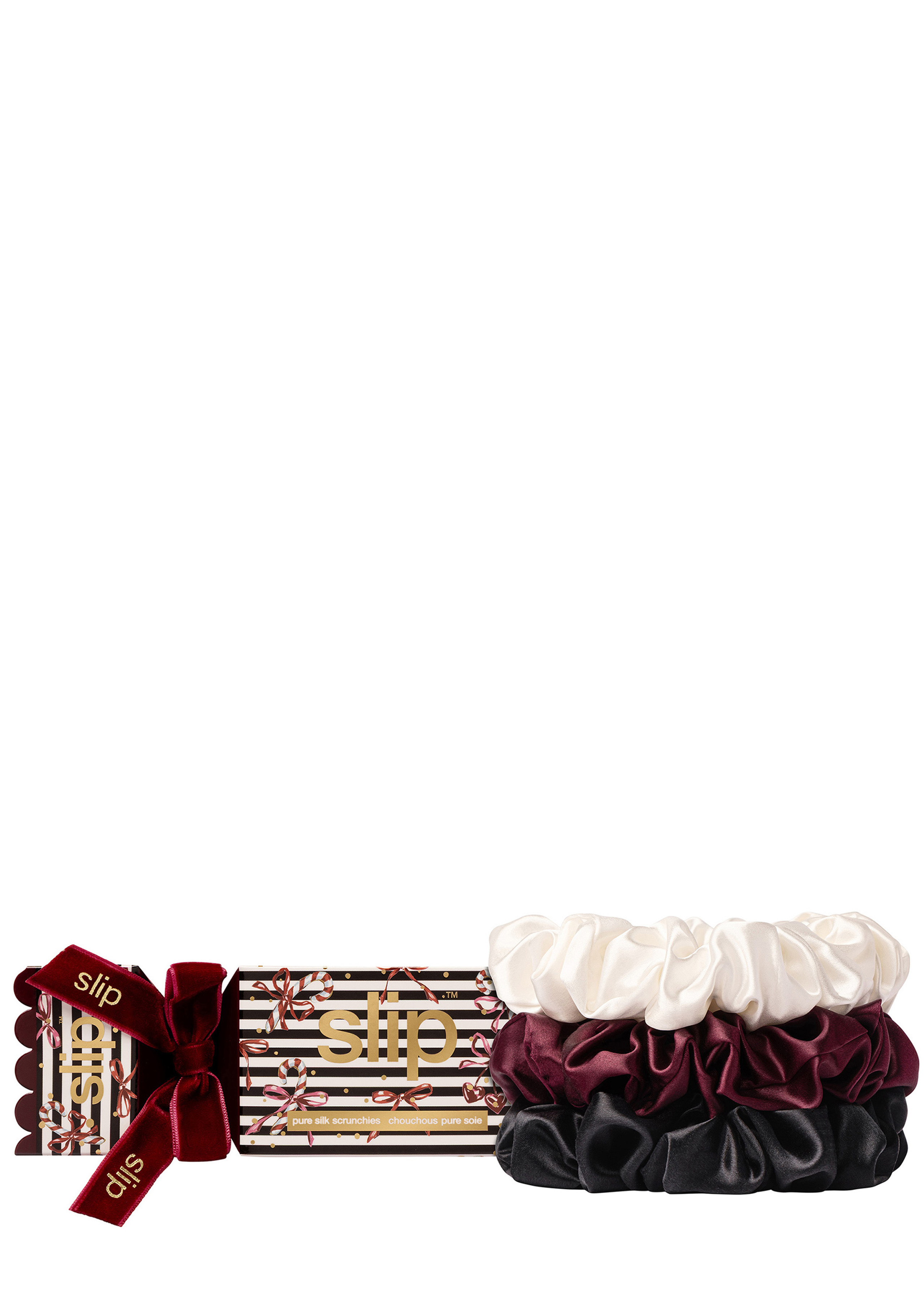 Pure Silk Large Scrunchie Cracker - Sugar Plum | Harvey Nichols
