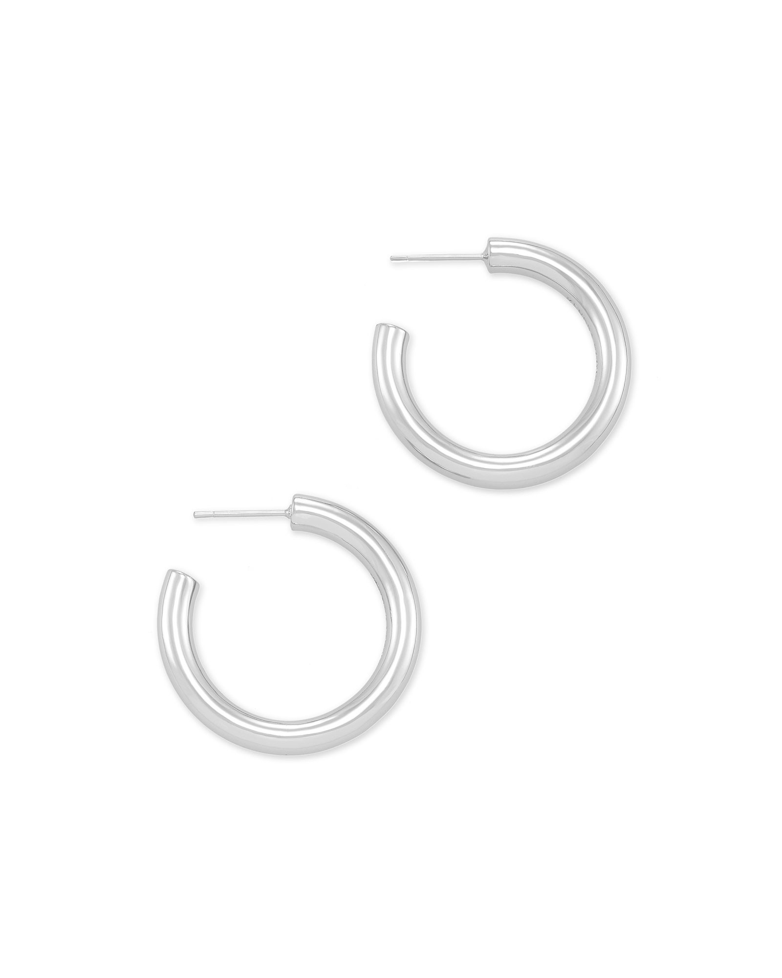 Colette Hoop Earrings in Silver | Kendra Scott