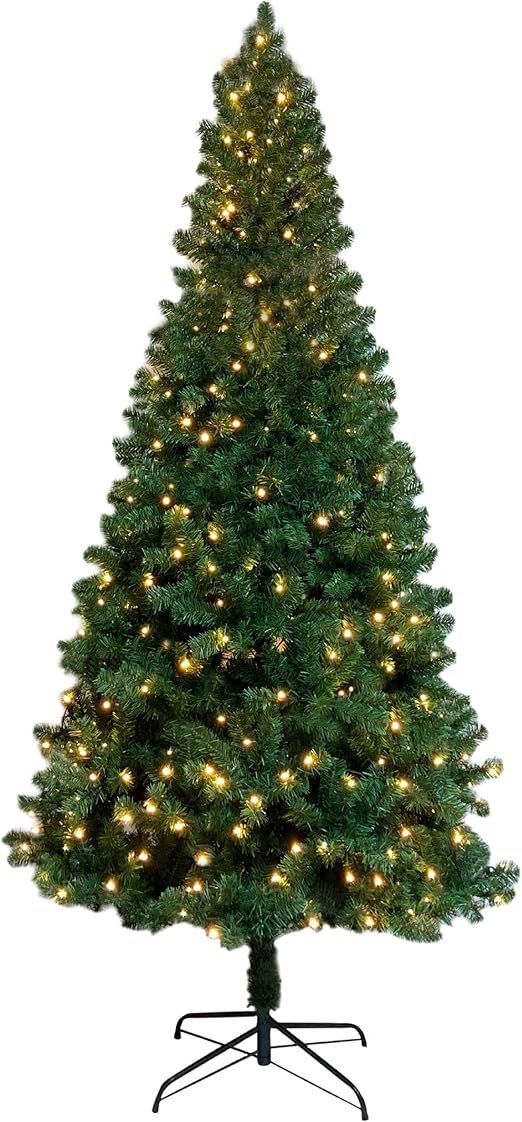Seasonal Expressions 7.5 Ft. Premium Spruce Artificial Holiday Christmas Tree for Home - Easy Ass... | Amazon (US)