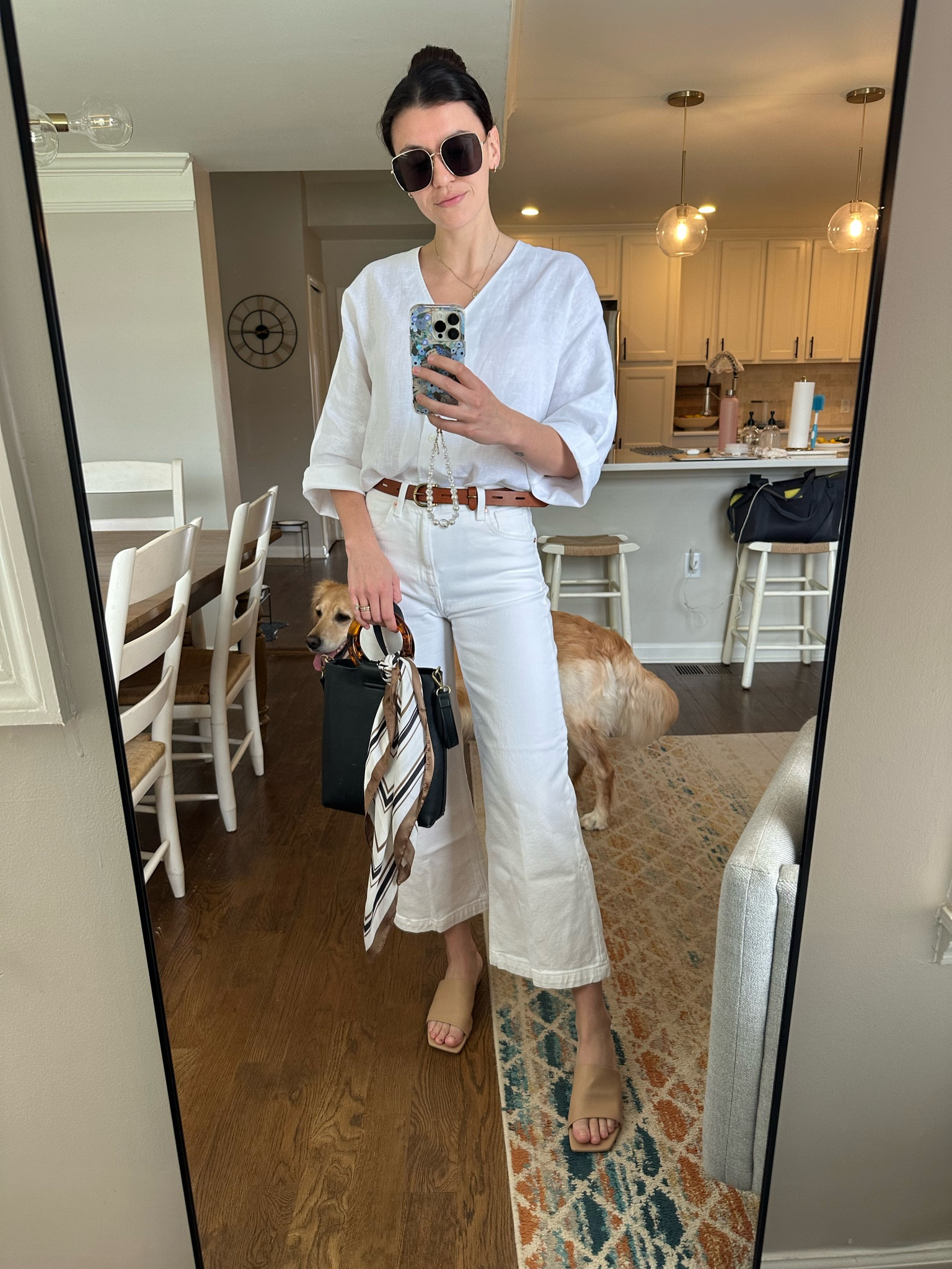 Love an all white outfit for spring and summer. A linen shirt and a wide leg jean are staples in my closet! Top is on sale, also linked similar styles! 

#LTKSeasonal #LTKstyletip #LTKSale