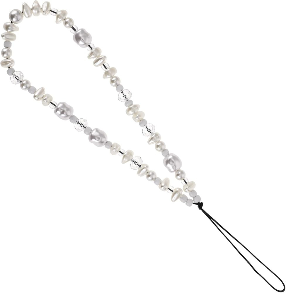 Pearl Phone Wrist Strap Phone Lanyard Wrist Strap Phone Beaded Wrist Strap Phone Charm Strap Cute... | Amazon (US)