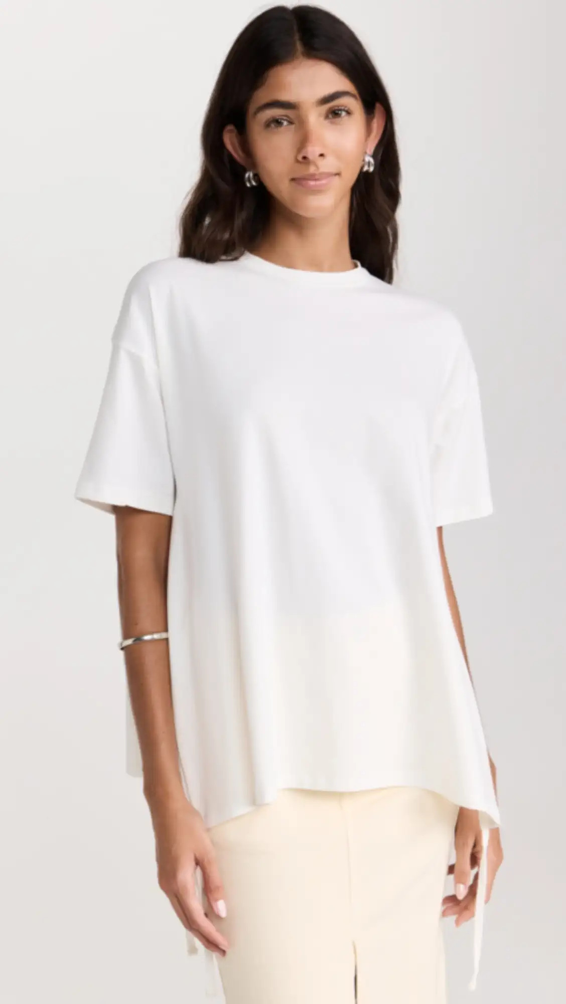 Proenza Schouler White Label Long Tie T-Shirt | Shopbop | Shopbop