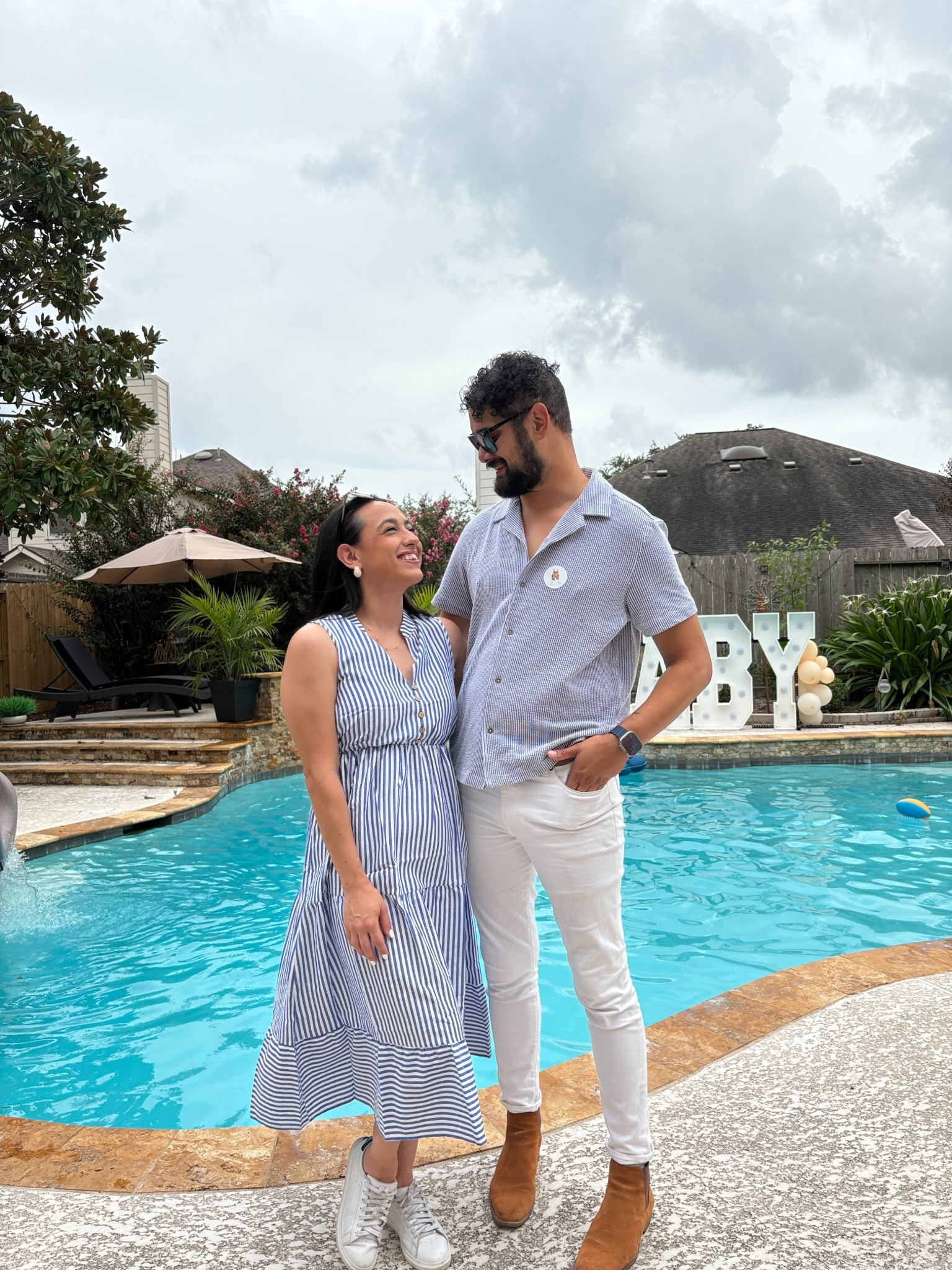 I am wearing size medium 
Friends gender reveal, family, gender reveal guest, Amazon finds, Target finds, affordable, summer, workwear, stipends dress, sundress, accessories, earrings 

#LTKSeasonal #LTKWorkwear #LTKParties