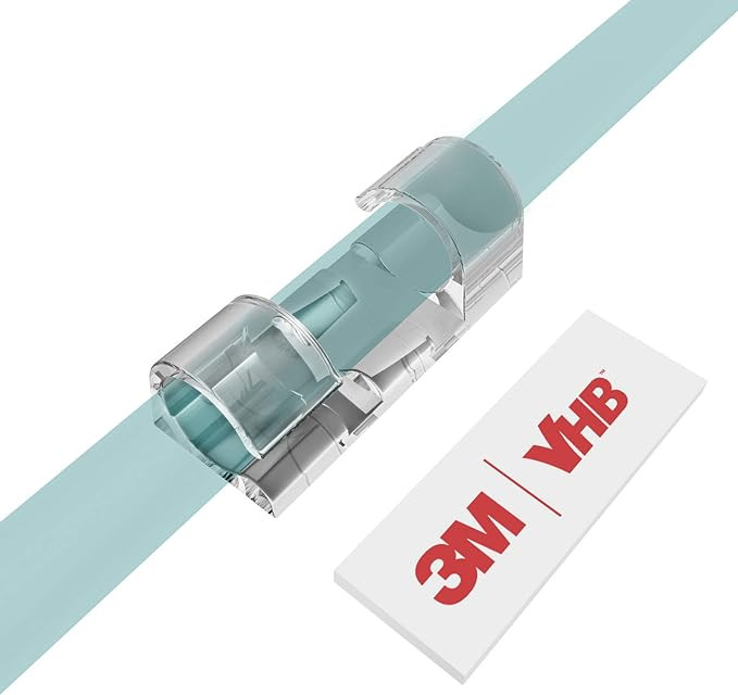 Cable Clips with Strong Self-Adhesive, XIAOXI Cable Management TV PC Wire Holder Sticky Tidy and ... | Amazon (US)