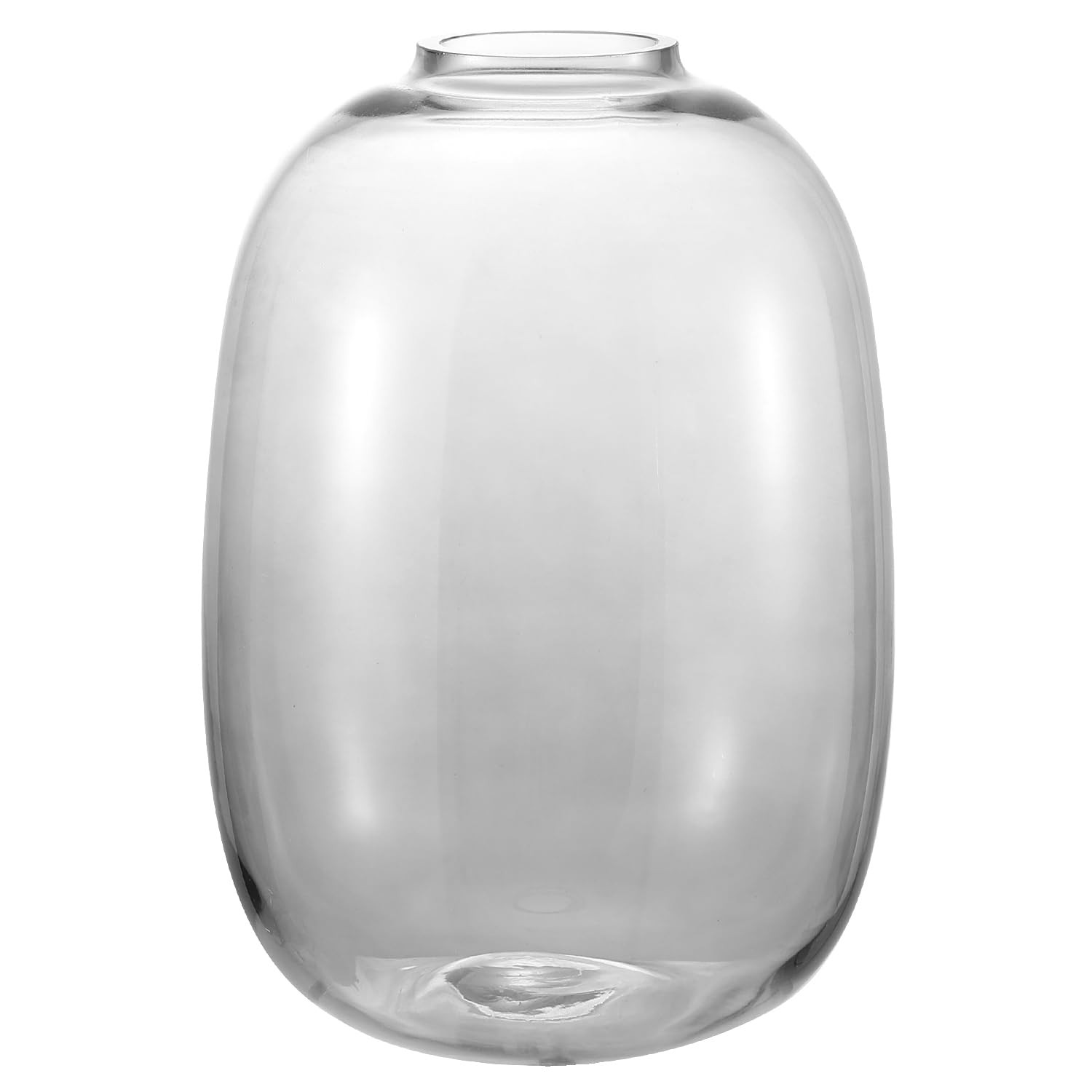 Black Glass Vase, 10 Inches Large Glass Vase, Flower Vase, Tall Glass Vase, Modern Glass Vase, De... | Amazon (US)