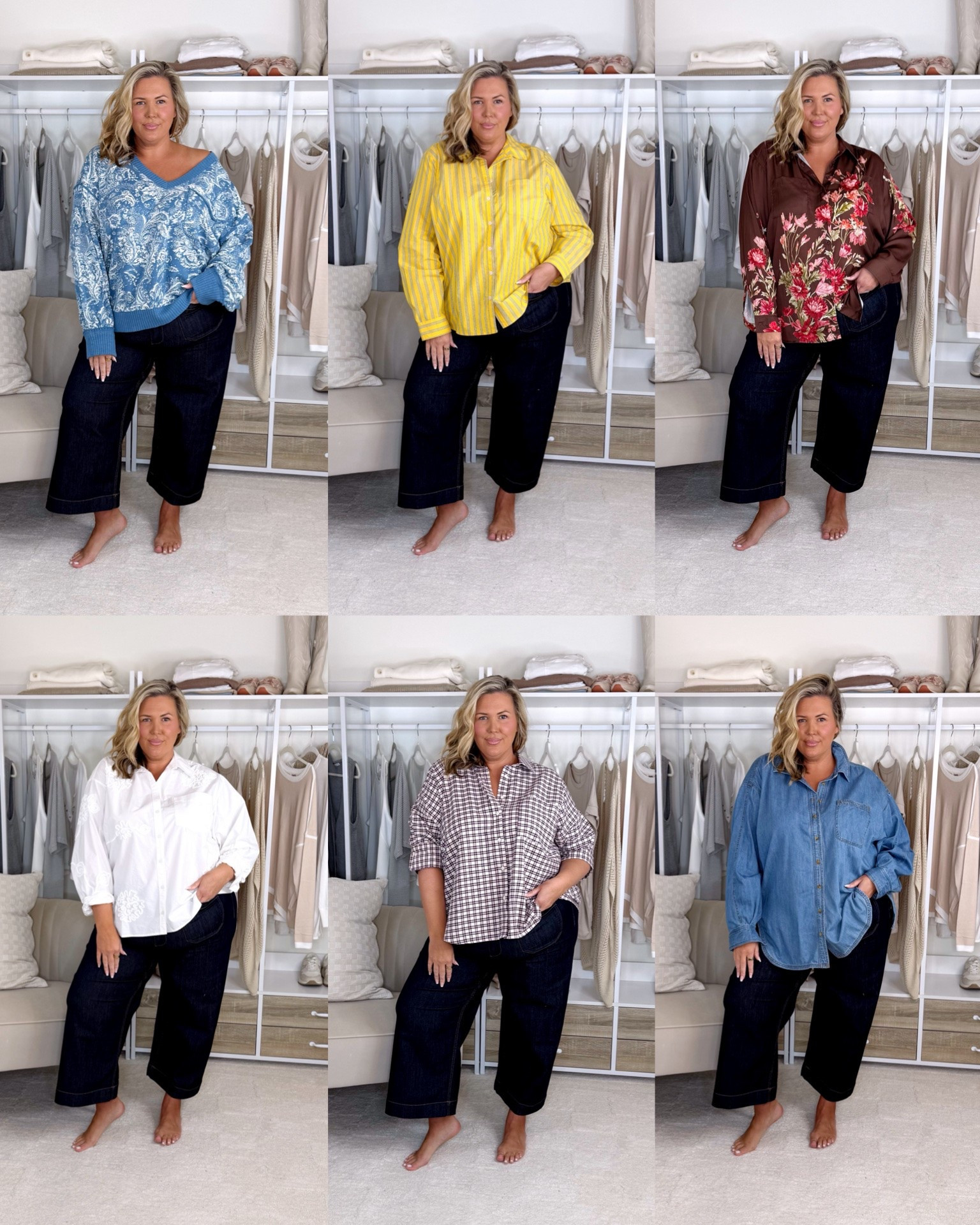 Anthro haul!! Wearing a 2X in all. The third brown floral button up is a little tight around the hips so I’d size up. The jeans are a 18W and a little tight around the waist. Everything else fits true to size. Plus size, apron belly, fall fashion, outfit inspo, mom life