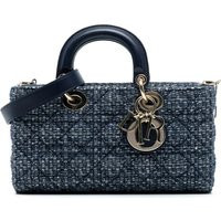 Christian Dior Hobo Bags - Medium Tweed Cannage Lady D Joy - Gr. unisize - in Blau - für Damen | Fashionette (DE)