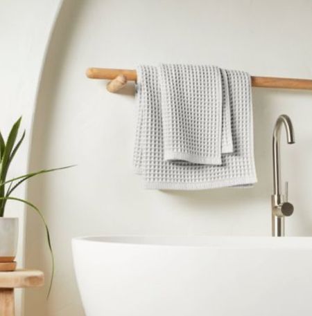 Waffle towel | Target | home decor | bathroom ~ love these towels!  I have the grey and it’s great for use or as decor. 

#LTKhome #LTKfamily #LTKFind