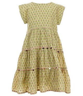 Pink Chicken Big Girls Peachy Sleeveless Dress - 8 | Dillard's