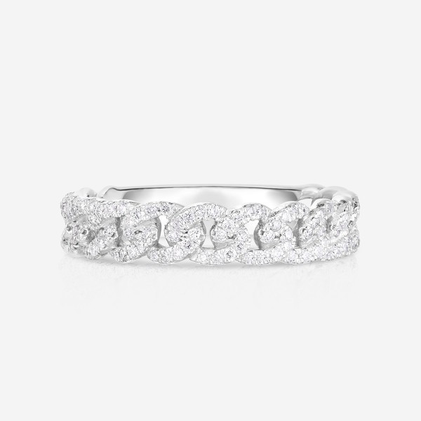 Pavé Diamond Chain Ring | Ring Concierge