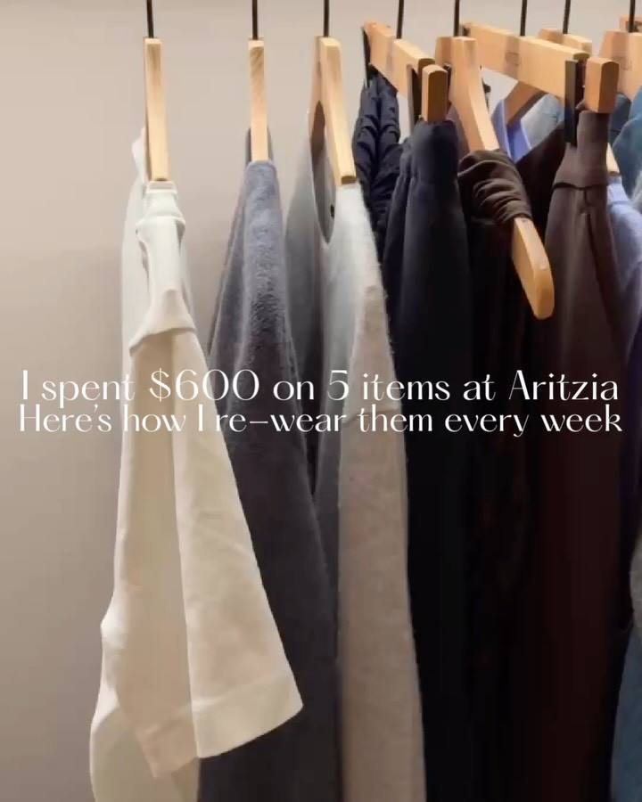 I stopped buying clothes for one-off outfits and started building a wardrobe I actually re-wear — and everything changed. Comment SHOP to have all of my Aritzia favorites sent right to your DMs! 

These 5 Aritzia pieces are the backbone of my closet. I style them on repeat for work, weekends, errands, dinners, and everything in between. Instead of chasing trends, I focus on high-quality basics, smart layering, and outfits that mix effortlessly.

This is how I build a versatile wardrobe that works harder for me — fewer pieces, more outfits, and way less “I have nothing to wear” energy.

If you’re a midsize woman in your 30s trying to look polished without overbuying, this is your sign to start styling smarter, not shopping more. Save this for outfit inspo you’ll actually use. 🤍

🩵🩵🩵🩵🩵🩵🩵🩵

versatile wardrobe, rewearing outfits, capsule wardrobe basics, aritzia outfit ideas, midsize outfit inspiration, how to style basics, everyday outfit formulas, quality wardrobe staples, minimalist wardrobe for women, work to weekend outfits, elevated basics styling, sustainable fashion mindset, closet staples for women, chic outfit repeating, outfit repeating confidence

#VersatileWardrobe
#MidsizeStyle
#OutfitRepeater
#AritziaStyle
#everydayoutfits