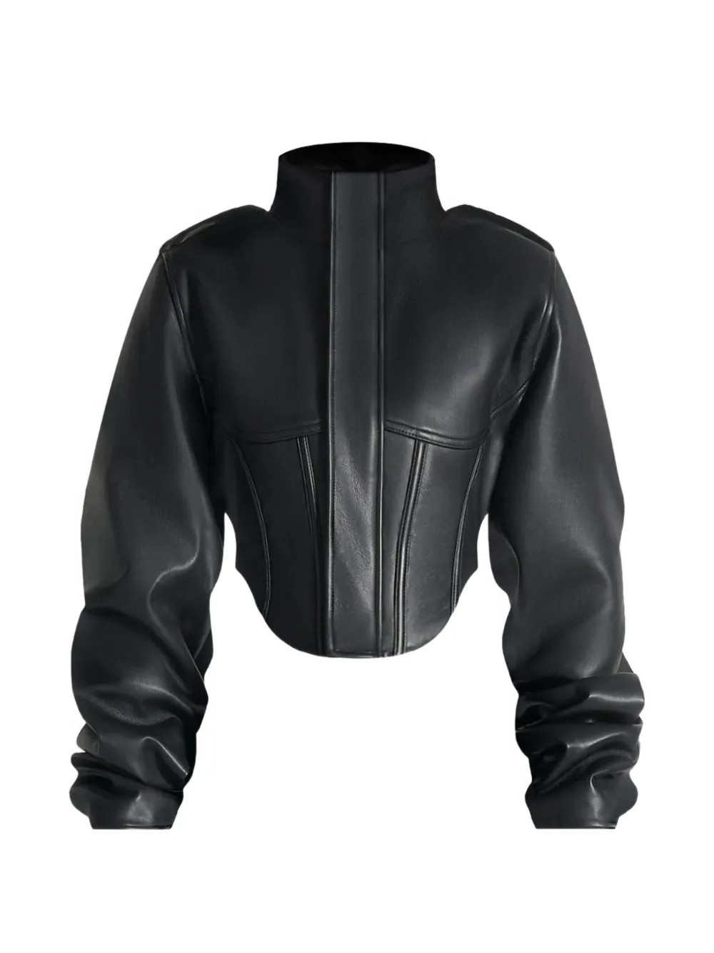 Manière De VoirSolange tacked-sleeve corset jacket | Farfetch Global