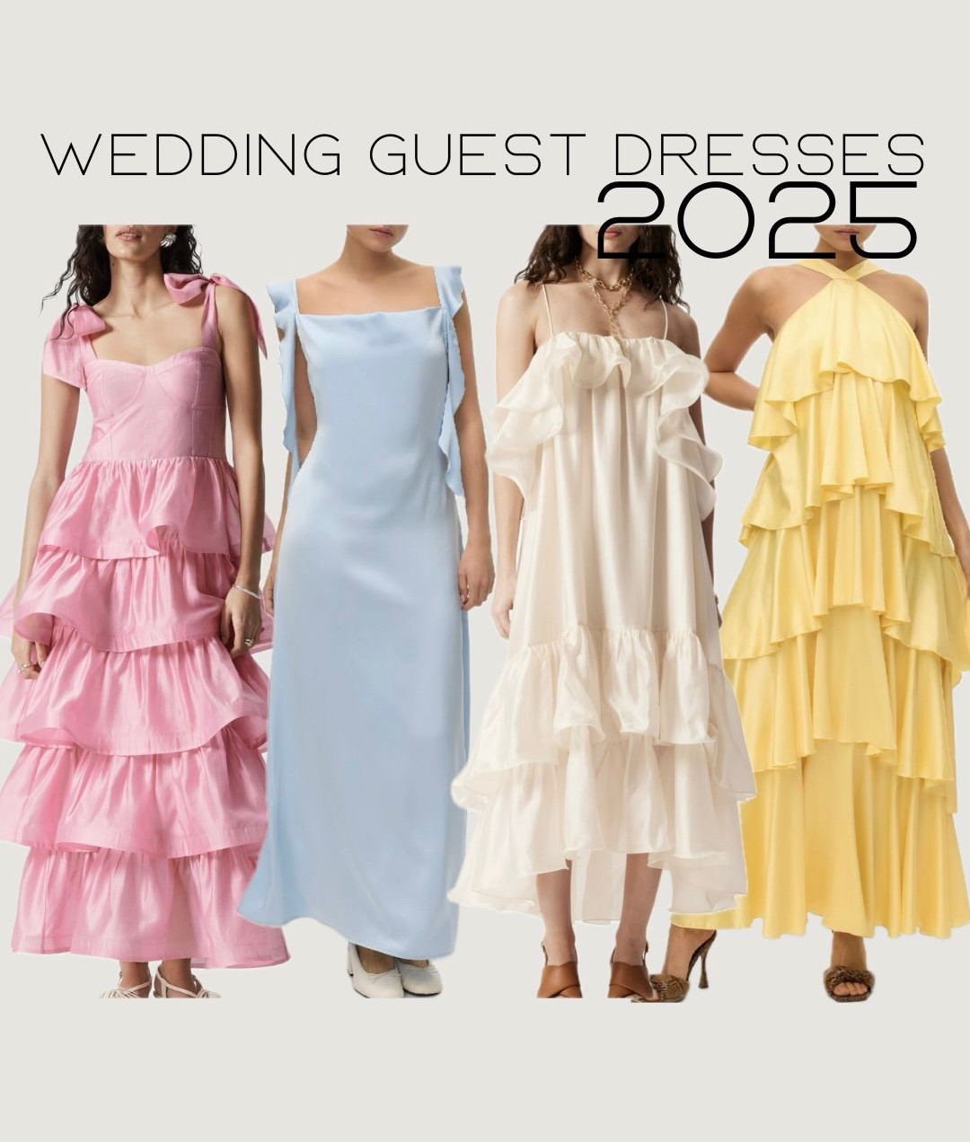 Elegante Hochzeitsgast-Kleider in Pastellfarben 💐✨
Du suchst das perfekte Kleid für eine Frühlings- oder Sommerhochzeit? Diese Auswahl an Maxikleidern kombiniert fließende Stoffe, zarte Rüschen und elegante Pastellfarben – ideal für romantische Hochzeiten, Gartenpartys oder elegante Feierlichkeiten.
🌸 Feminine Schnitte, fröhliche Farben und stilvolle Details machen diese Kleider zu echten Highlights.
Jetzt die schönsten Hochzeitsgast-Outfits entdecken!

#LTKdeutschland #LTKwedding #LTKkleider