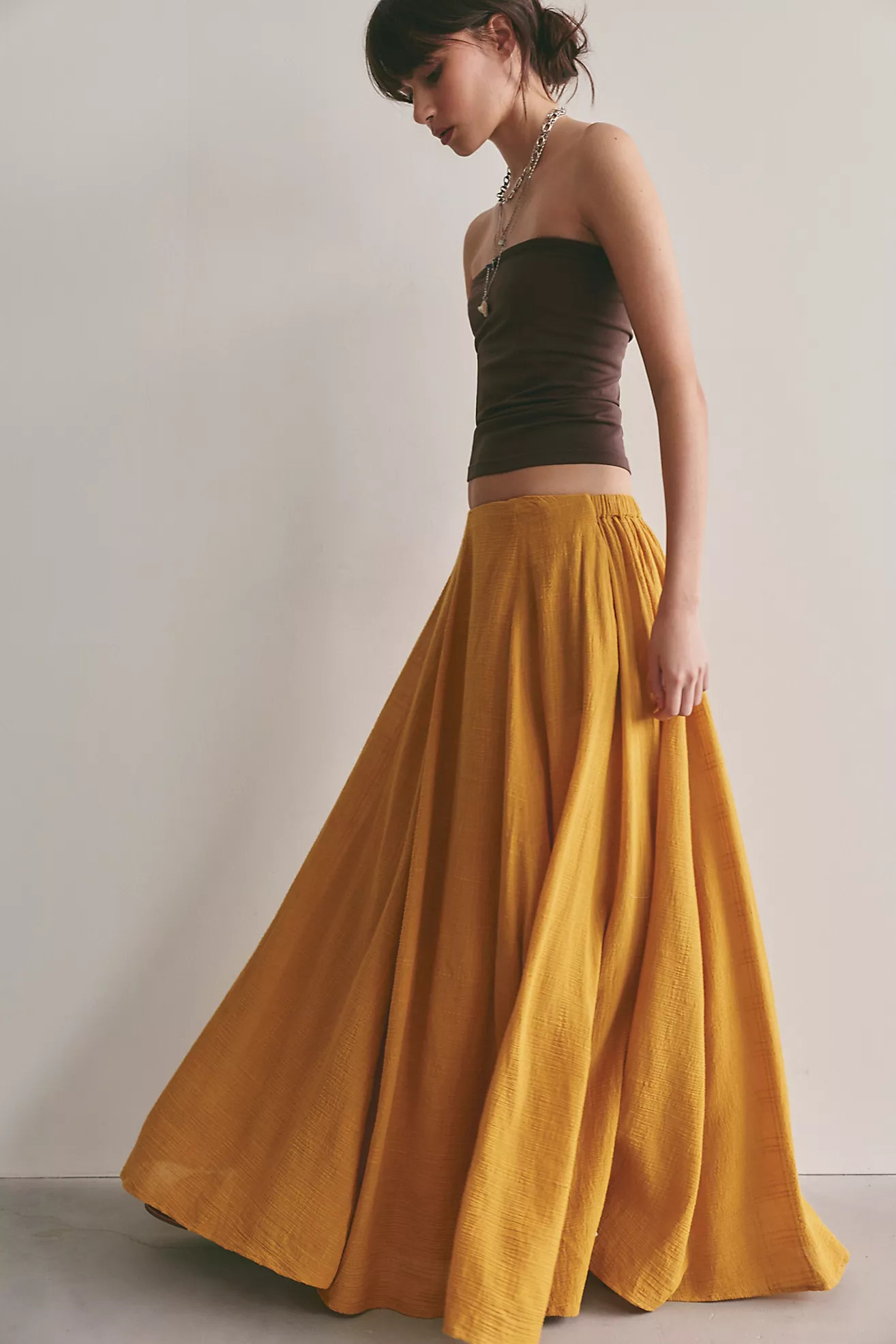 Ives Solid Maxi Skirt | Free People (Global - UK&FR Excluded)
