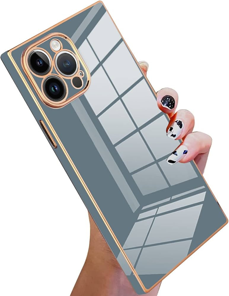 Amazon.com: KANGHAR Case Compatible with iPhone 14 Pro Luxury Cute Plating Design Case Full-Body ... | Amazon (US)