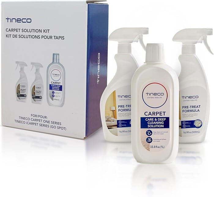 Tineco Alfombra Pretreat Fórmula y solución de limpieza Set para CARPET ONE Cruiser Series, CAR... | Amazon (US)