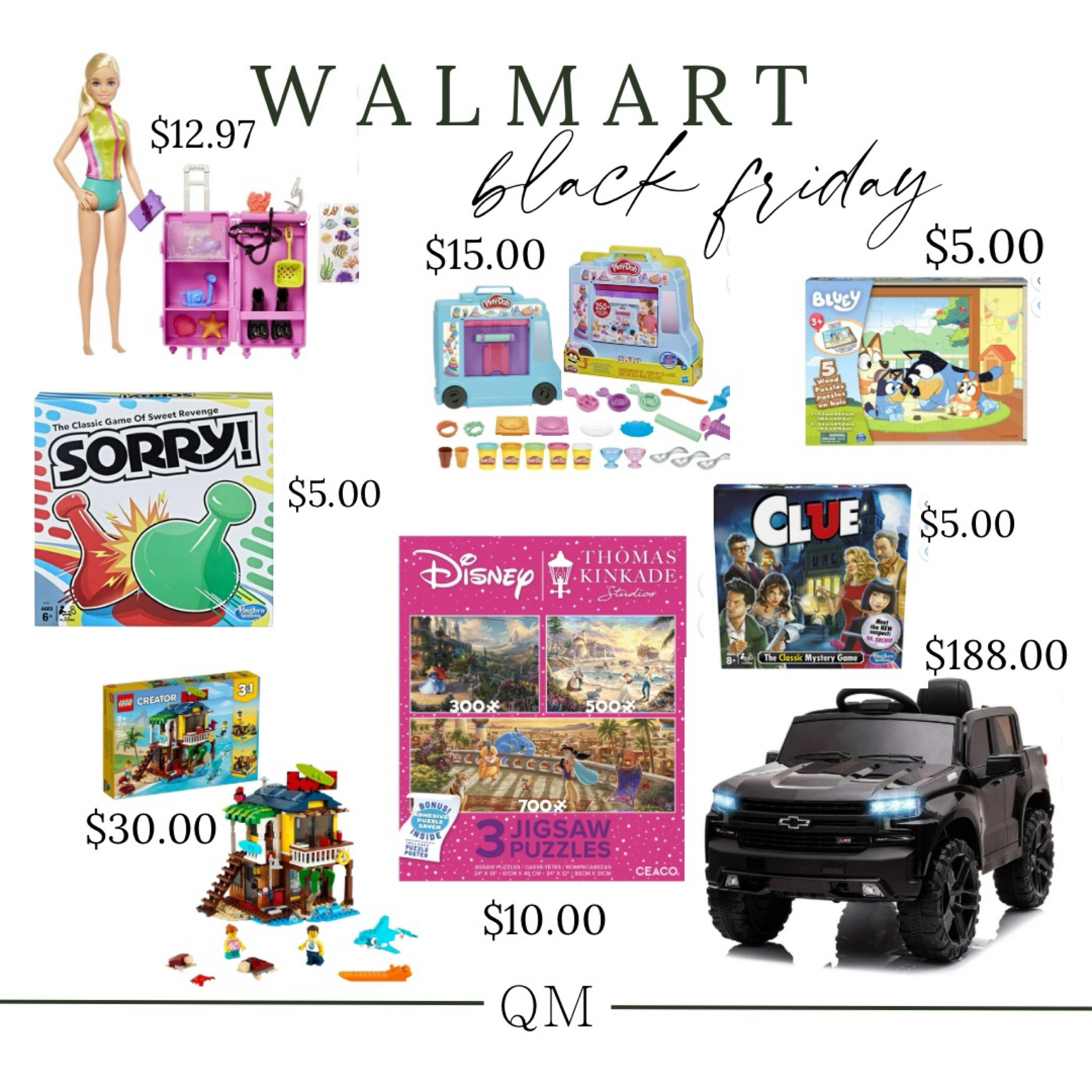 Walmart Black Friday 
Stocking Stuffers 
Kids 
Toys
Puzzles $5-10
Games $5-10
Legos! Amazing Prices! 
Savings 
Budget 


#LTKfindsunder50 #LTKHoliday #LTKfindsunder100