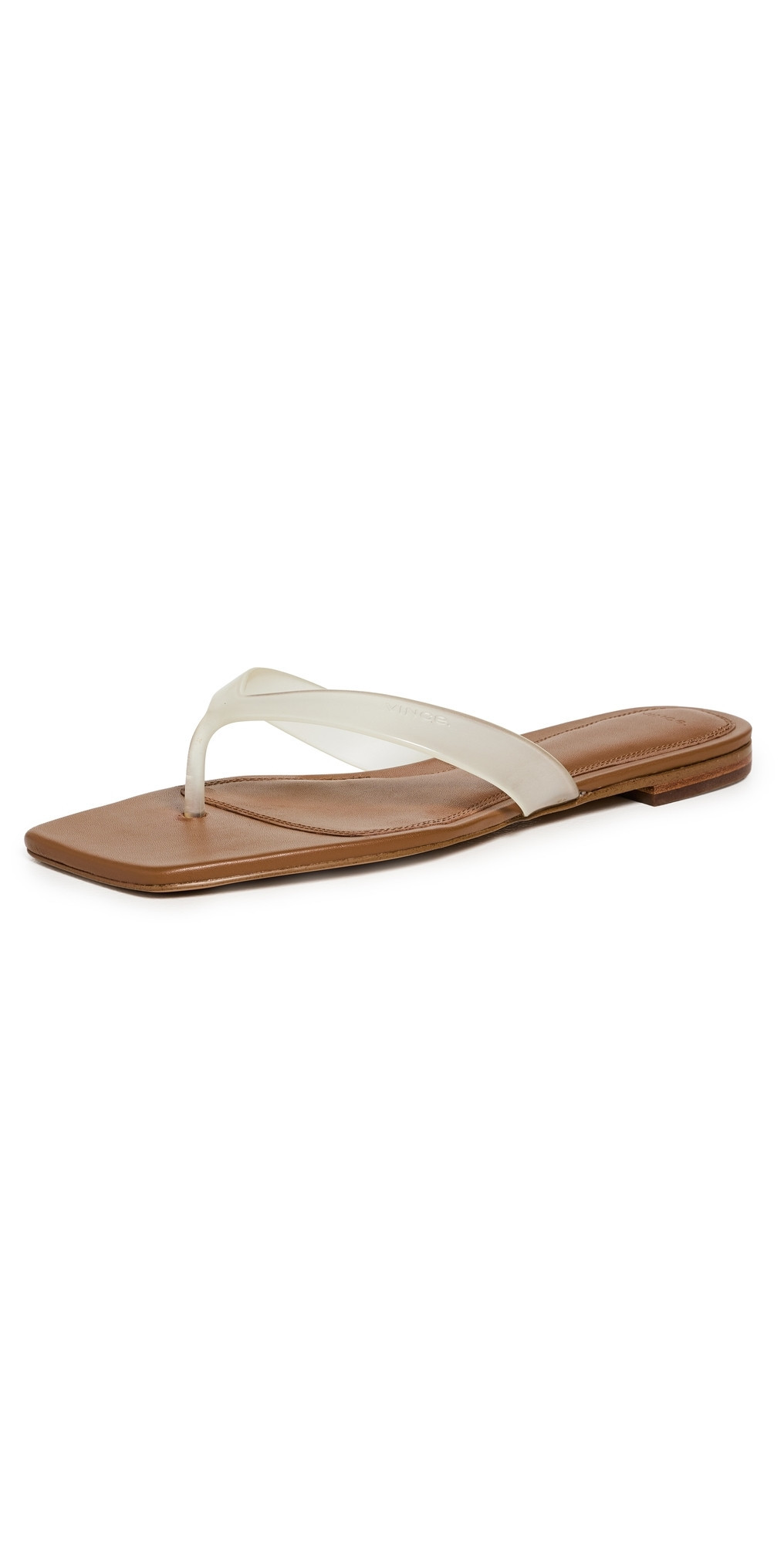 Vince San Juan Jelly Thong Sandals Clear 9 | Shopbop
