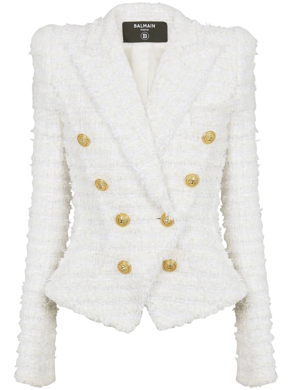 Balmain Dubbelknäppt Blazer - Farfetch | Farfetch Global