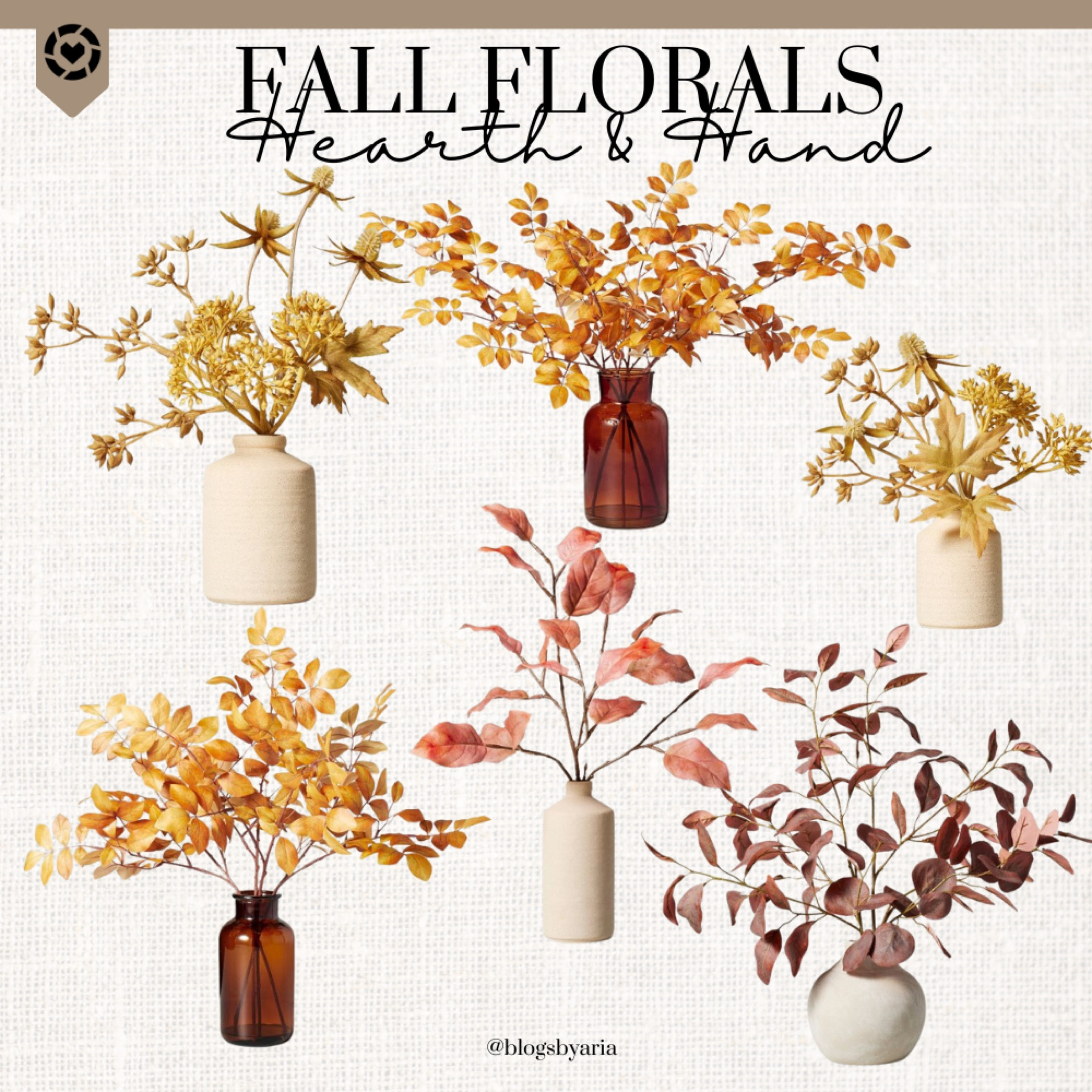 The Hearth & Hand Fall collection just released and it’s sooo good!! 🍂🤎 swipe to see some of the beautiful new release. 

So many beautiful pieces for Fall that I can’t wait to share how I’m styling them. I’m obsessed with all of the fall florals, new kitchen finds and of course the cozy throw blankets!

WAYS TO SHOP: 👇🏽
 ▪️Comment "SHOP" below to get links to your dm!
▪️Click the link in my bio!
▪️Follow @blogsbyaria in the LTK app!

#targethome #targetstyle #targetdoesitagain #fallhomedecor #targetshopping #target #targetmom #targetaddict #hearthandhand #targetdecor #homedecor #neutraldecor #targetmusthaves #targetfanatic #targetfall #hearthandhandwithmagnolia #joannagaines #falldecor #kitchendecor #shopwithme

#LTKSeasonal #LTKhome #LTKunder50