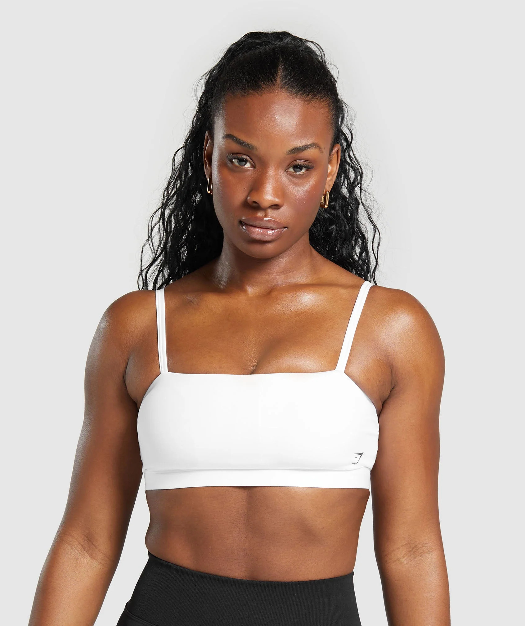 Gymshark Cut Out Bandeau - White | Gymshark UK