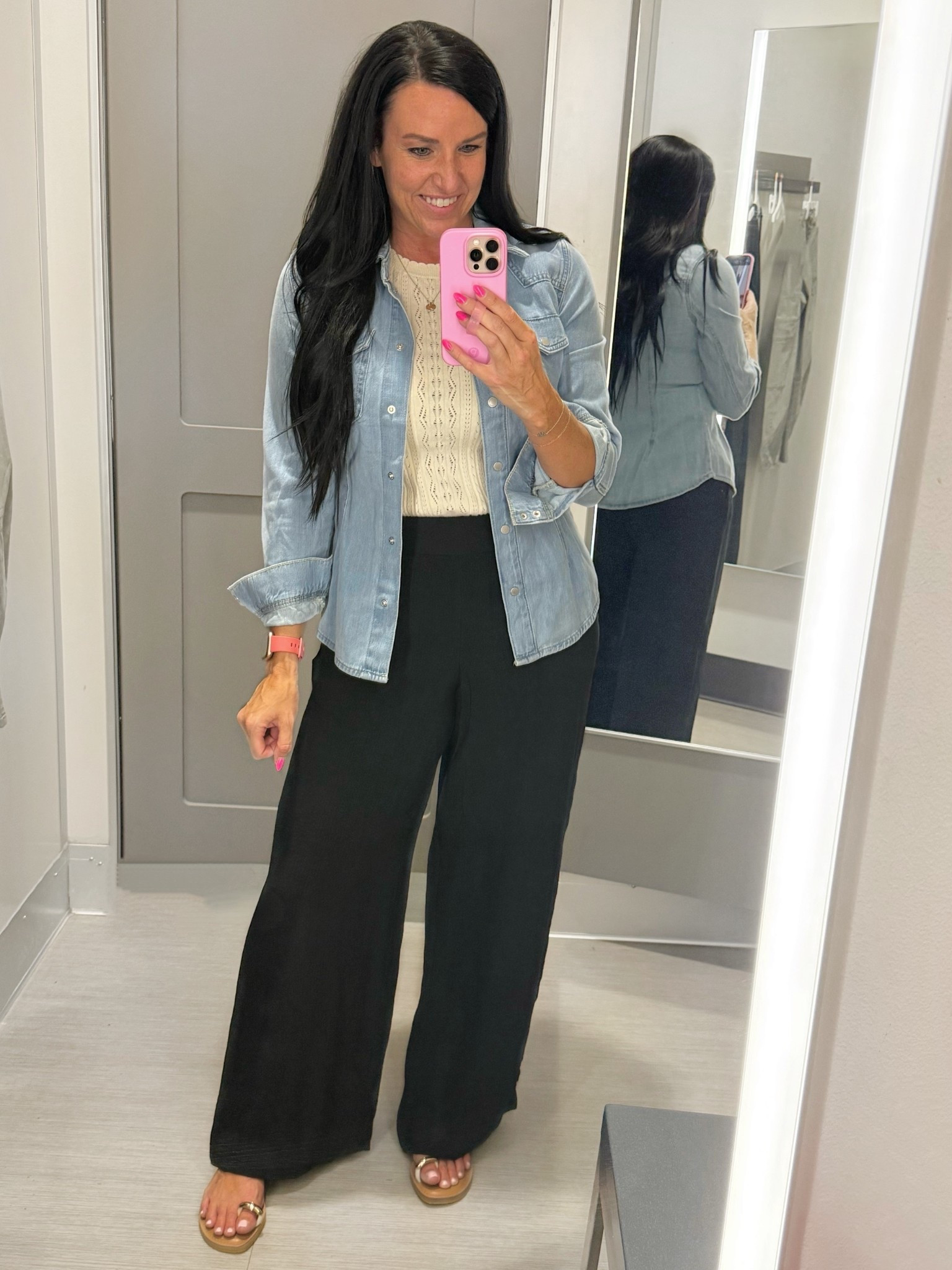 Can we just talk about how much I still love denim shirts? Maybe almost as much as I love having my denim jacket collection😂 Target has such a good one this year! Fits TTS.

#LTKOver40 #LTKFindsUnder50 #LTKSeasonal