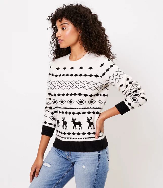 Reindeer Sweater | LOFT | LOFT