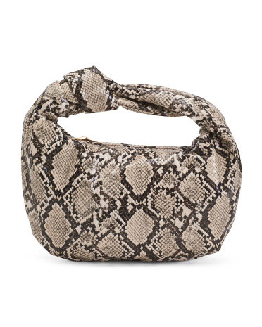 Tracy Woven Knot Clutch With Chain Strap | Marshalls