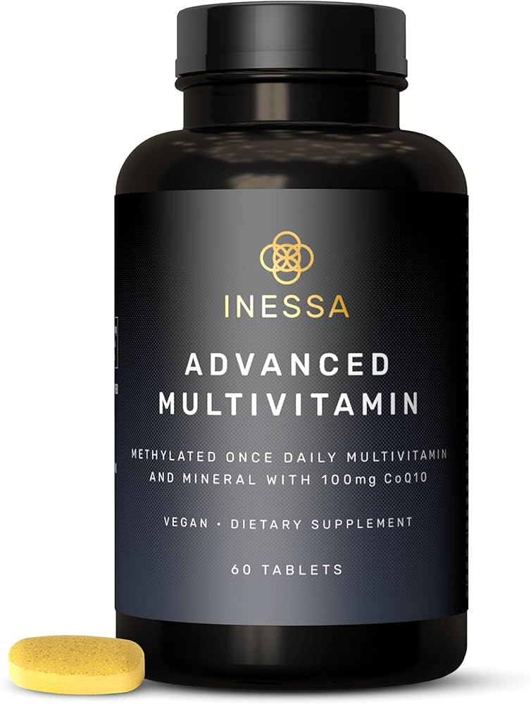 Inessa Methylated Multivitamin for Men and Women - Advanced Natural Daily Mens Multivitamins with... | Amazon (US)