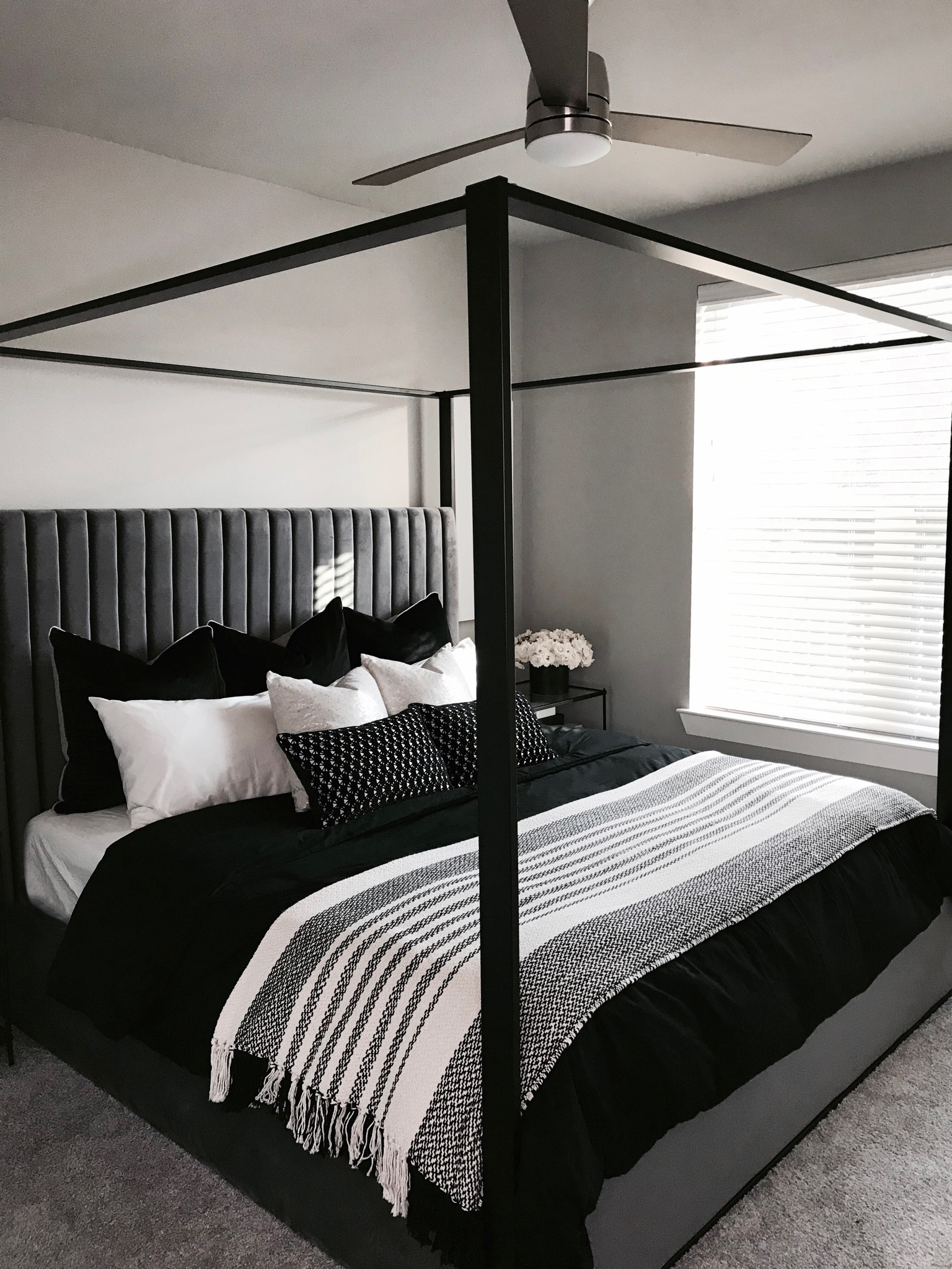 My black and grey canopy bed is part of a big sale! 



#LTKhome #LTKsalealert
