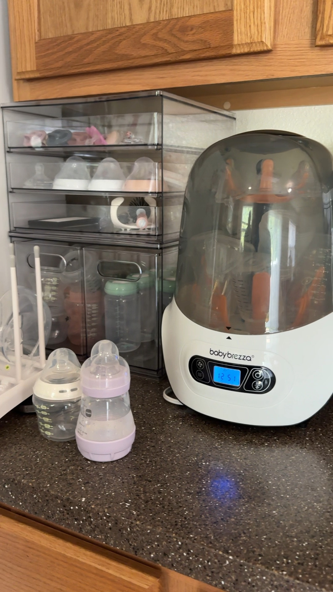 The one spot in the house where we spend most of the time, the bottle station. 🫩 It’s never ending!! 

#LTKHome #LTKBaby #LTKFindsUnder50