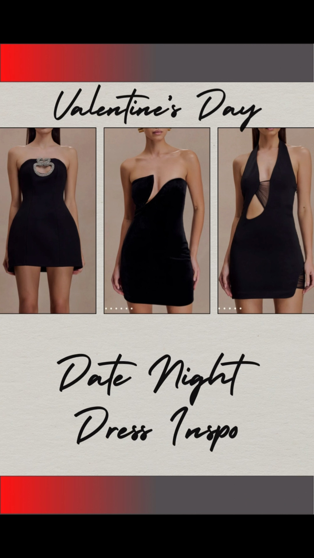 More Date night ideas I love for Valentine’s Day ❤️
Elevated, feminine, and sexy! These mini dresses are perfect for dinner dates, cocktails, or a night out. Mini dresses are the perfect idea to execute sexy edgy looks  😍😍 Love that these dresses are all currently 20% off at Meshki! 🥰😍 

#valentinesdayoutfits #datenightstyle #datenightlooks #valentinesfashion #ltkstyle #ltkfinds #outfitinspo #minidresses #littleblackdress #allblack #valentinesoutfitforwomen #datenightoutfit #womensvalentinesoutfit

#LTKootd #LTKValentine #LTKSaleAlert