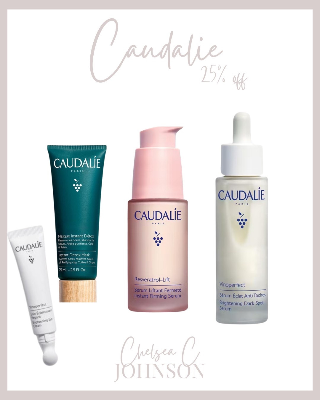 Caudalie’s family and friends sale is active and you save 25%!! Here is what I picked up. My skin is drinking this stuff up and I’m so impressed!! 

#LTKBeauty #LTKStyleTip #LTKSeasonal