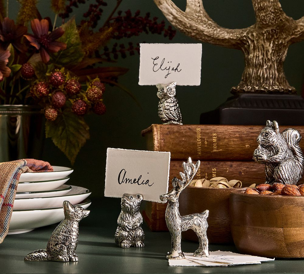 Fantastical Forest Place Card Holders - Mixed Set of 4 | Pottery Barn (US)