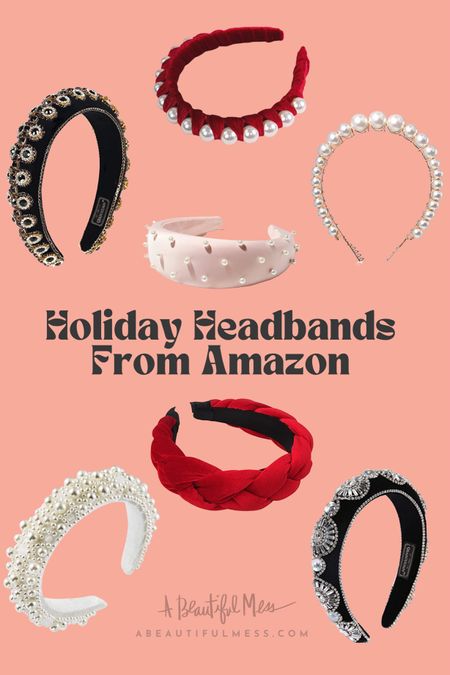 Dress up your holiday look with a statement headband! 

#LTKGiftGuide #LTKSeasonal #LTKHoliday