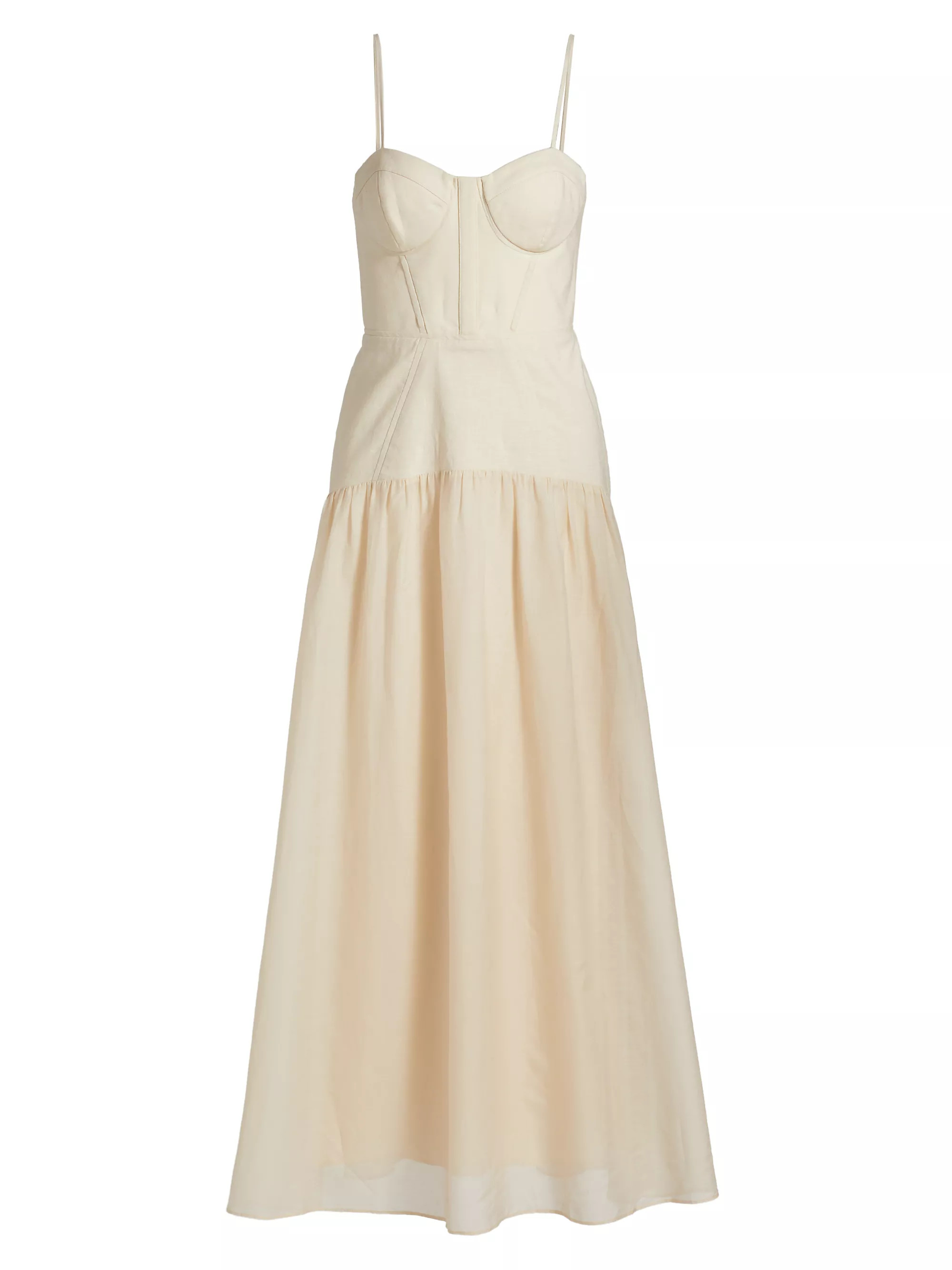 Palermo Linen Corset Maxi Dress | Saks Fifth Avenue