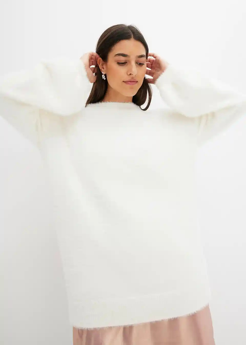 Oversize-Pullover mit tiefem Rückenausschnitt | Bonprix DE