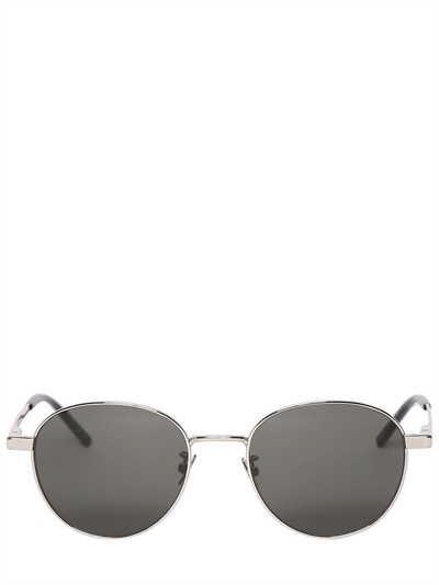 Saint Laurent - Gafas de sol ovaladas de metal - Plata | Luisaviaroma | Luisaviaroma