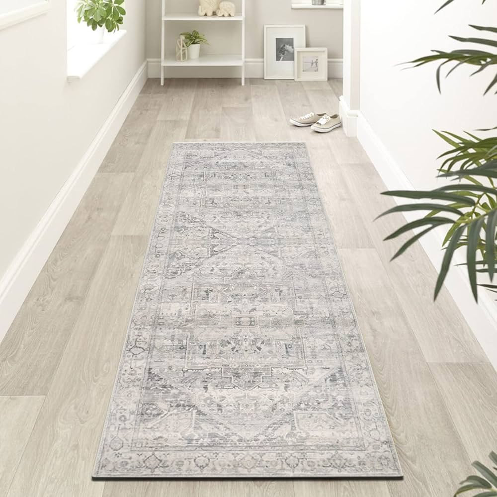Homcomoda Vintage Runner Rugs with Rubber Backing 2'x6' Non-Slip Distressed Hallway Runner Rug No... | Amazon (CA)