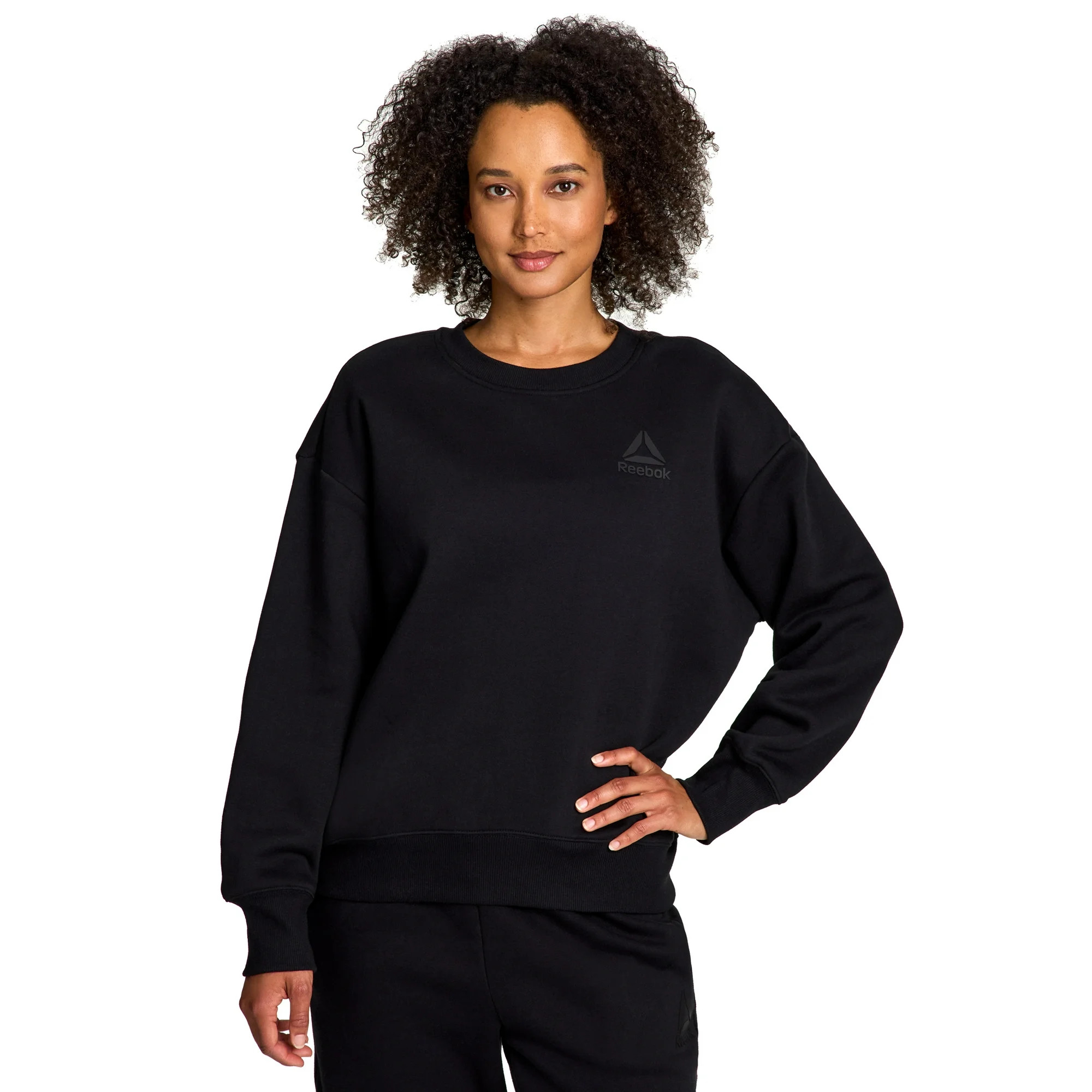 Reebok Women's and Women's Plus Weekender Oversized Crewneck, Sizes XS-4X | Walmart (US)