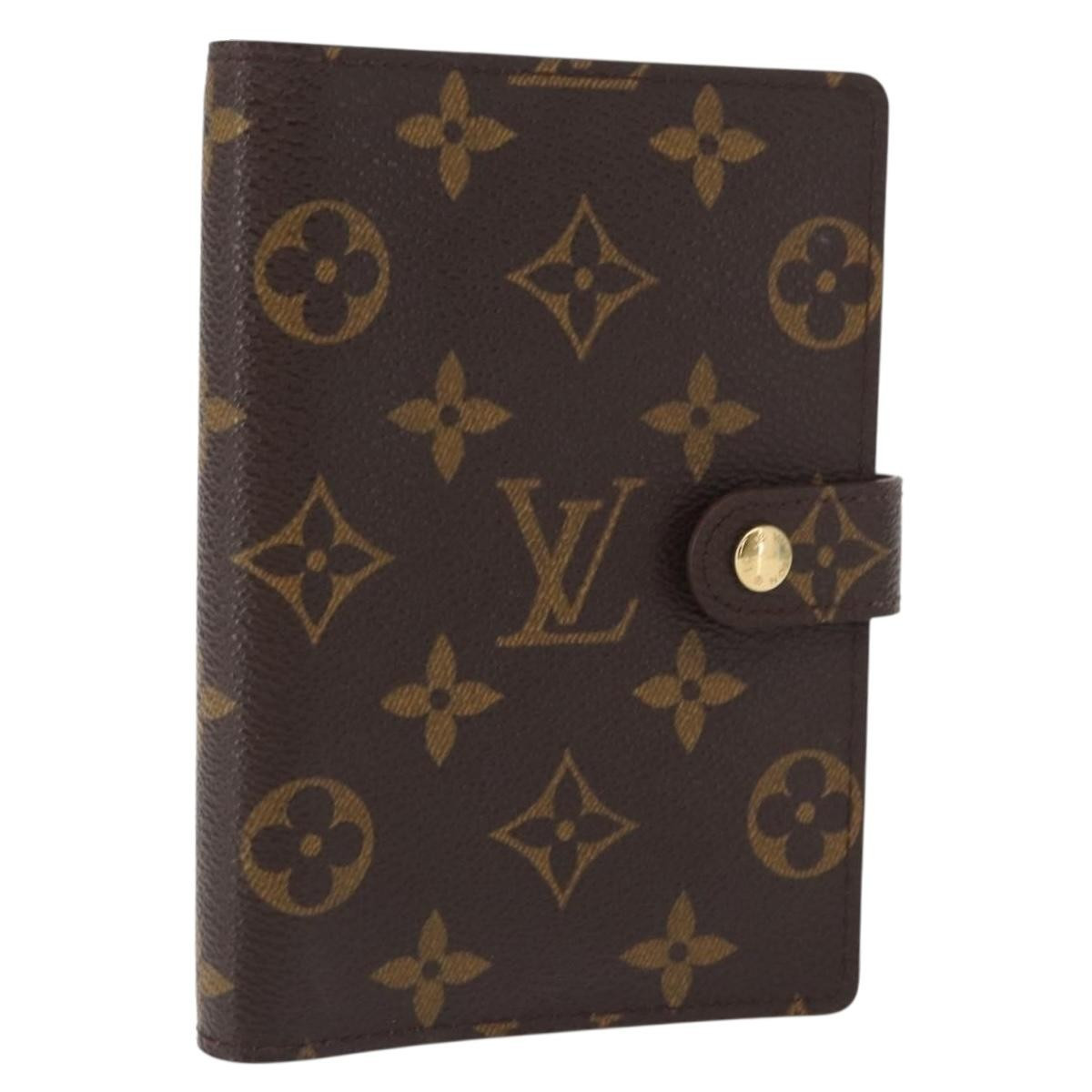 LOUIS VUITTON Monogram Agenda PM Day Planner Cover R20005 LV Auth BA9611 | eBay US