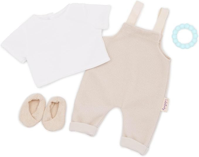 LullaBaby – 14-inch Baby Doll Clothes – Stylish Jumper Outfit – Top, Shoes & Teether Access... | Amazon (US)