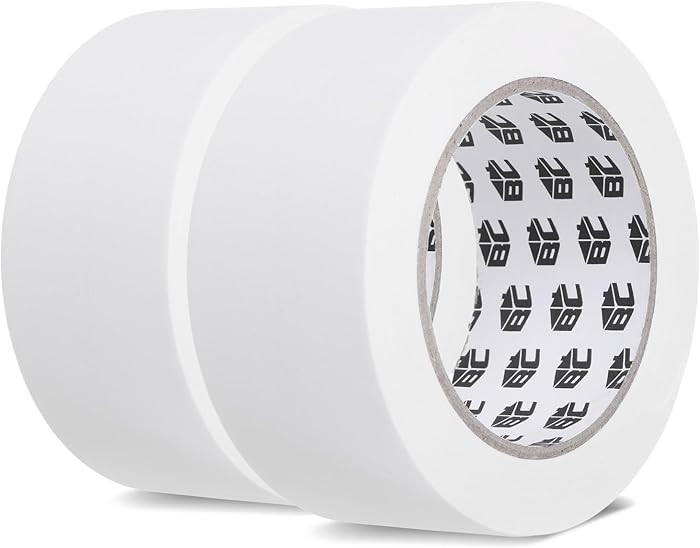 Bates- White Gaffers Tape 2 Inch x 23 Yards, 2 Pack, White Gaffer Tape 2 inch, Polyethylene-Coate... | Amazon (US)