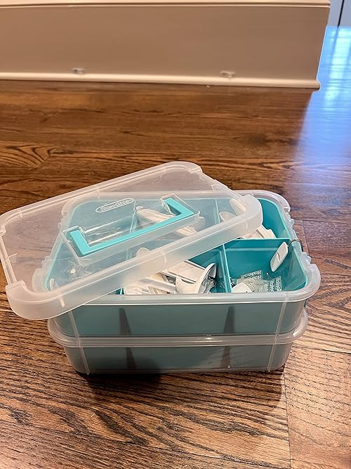 This is how I store all of my Command Strip stuff so I can easily find the type of hook and sticker I need! Comment "COMMAND" to get product details sent to your DMs! (Important! Instagram requires that you follow me for this to work - their rules, their world. I just live in it!) Everything is also linked in my bio if IG decides to have a conniption fit and stop working! 

 #LTKHome #LTKParties #LTKFindsUnder50