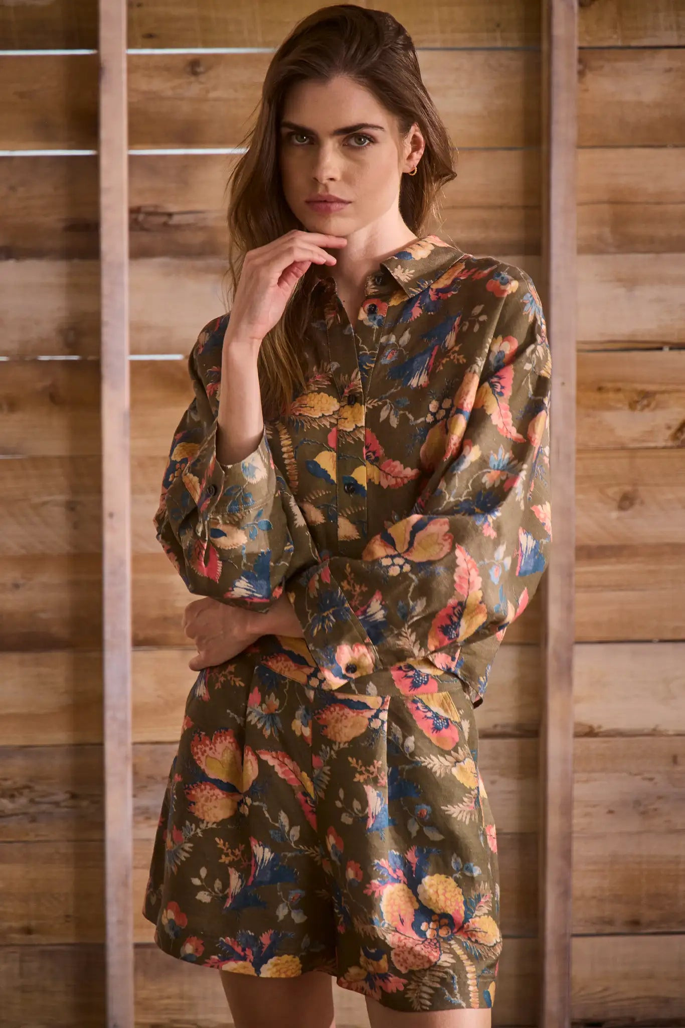 Clarke Shirt | Boxy Collared Shirt | Hunter Bell | Hunter Bell