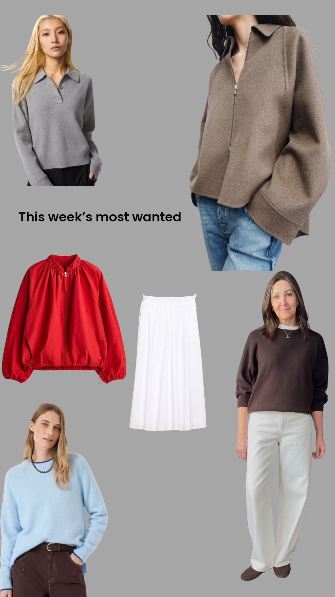 The pieces you’ve loved this week. A pop of red with this technical bomber, the wool jacket to raise you into spring. This seasons most wanted blue, the most flattering jeans shape and the softest cotton tops to wear on repeat.

#LTKuk #LTKspring #LTKstyletip