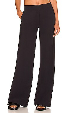 Theory Clean Terena Pant in Black from Revolve.com | Revolve Clothing (Global)